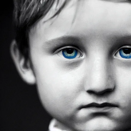 Image similar to A detailed portrait of a face of a victorian boy with azure eyes by johannes wessmark. 45 degree light angle, sunlight. hyperrealistic, 4K HD wallpaper, full color.