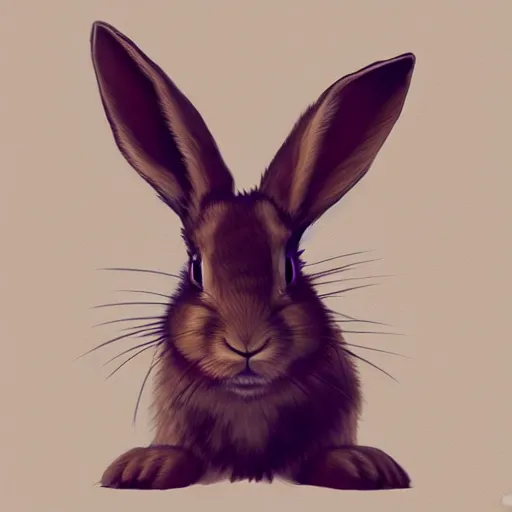 Prompt: rabbit in the style of huachong artstation