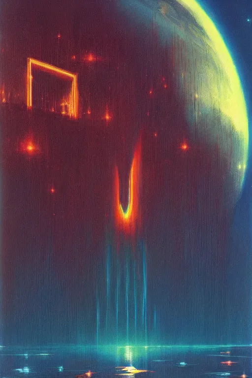 Prompt: ariana grande, art by bruce pennington, trending on artstation, bioluminescence closeup view illustrator, american romanticism, very very elegant, 4 k hd, bauhaus