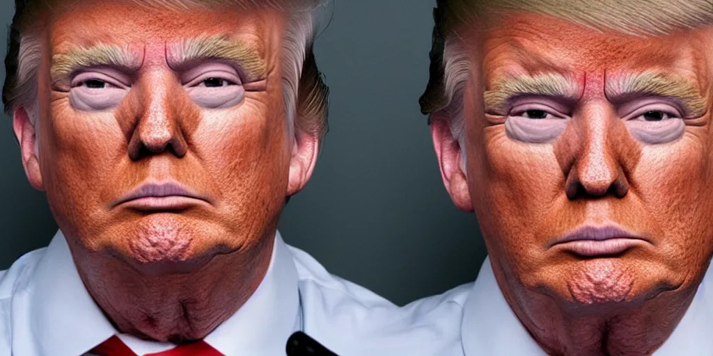 Prompt: a mugshot of Donald Trump 8k Resolution