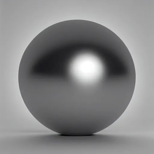 Prompt: centered rule of thirds 5 0 mm film still of a silver sphere orb, 3 d render octane, portrait, sharp focus