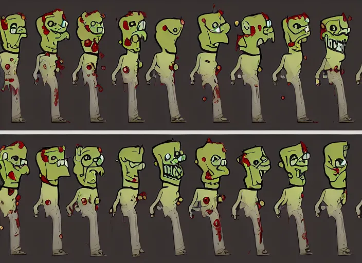 My zombie sprites