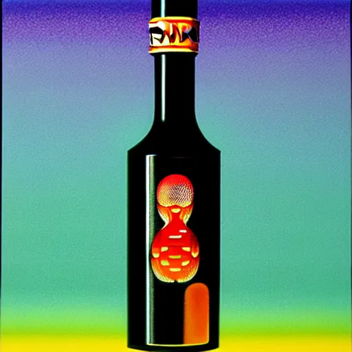 Image similar to vodka bottle by shusei nagaoka, kaws, david rudnick, airbrush on canvas, pastell colours, cell shaded, 8 k