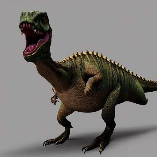 Prompt: “A 3D render of a Dinosaur in the metaverse, high quality, studio lighting”