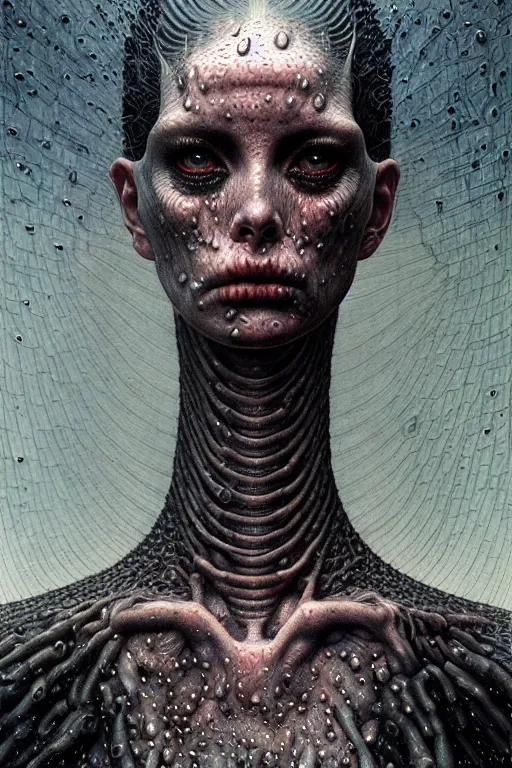 Prompt: neopunk lilith the mother of all monsters angry, raining ash, fine art masterpiece, highly detailed dino valls wayne barlowe machiej kuciara, dramatic lighting, long shot, wide angle, uhd 8 k, sharp focus