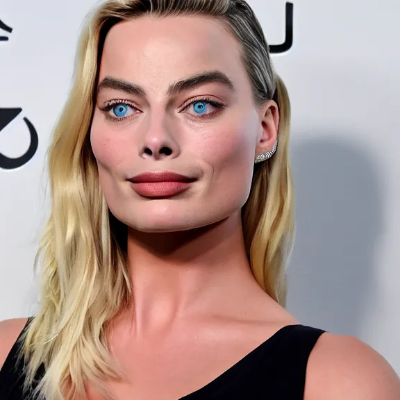 Image similar to Margot Robbie wearing a short and a t-shirt, ultra realistic, 8K resolution, detailed,