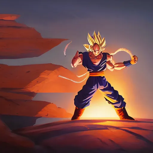 Image similar to hero world dragon ball gt, behance hd by jesper ejsing, by rhads, makoto shinkai and lois van baarle, ilya kuvshinov, rossdraws global illumination