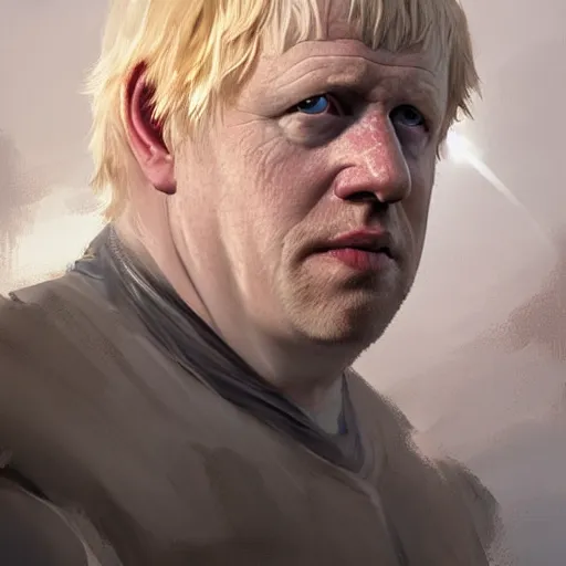 Prompt: the cast of game of thrones as boris johnson, anatomy, bathed in light, highly detailed, photorealistic, artstation, smooth, sharp focus, illustration, unreal engine 5, 8 k, art by artgerm and greg rutkowski and edgar maxence