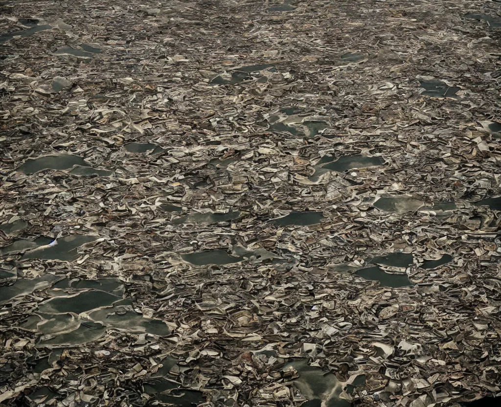 Prompt: a landscape by edward burtynsky