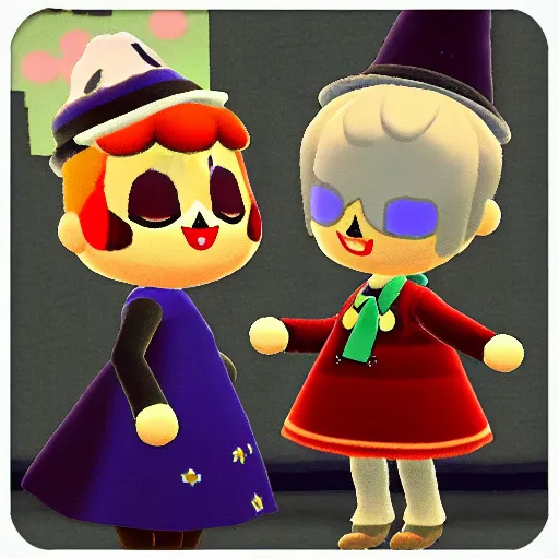 Image similar to animal crossing salem witch trials