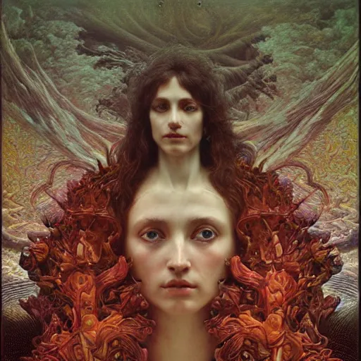 Prompt: queen of jupiter by zdzisław beksinski, iris van herpen, raymond swanland, bouguereau and alphonse mucha. highly detailed, hyper - real, beautiful