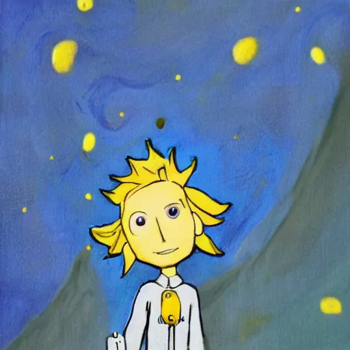 Prompt: the little prince, coraline art style