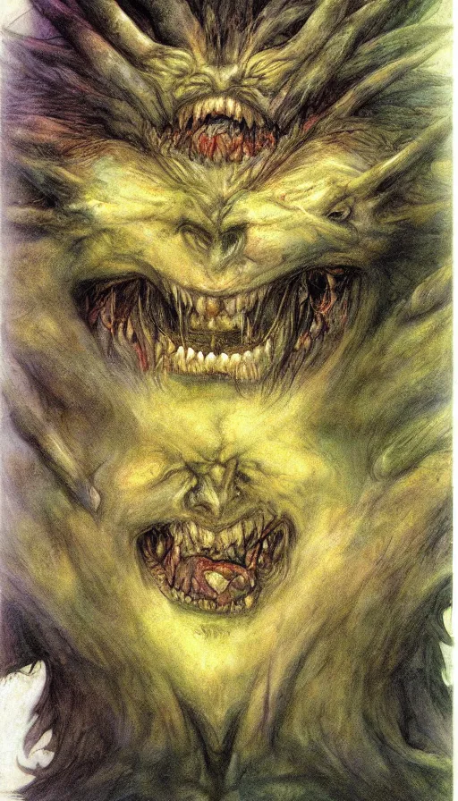 Image similar to rage, by brian froud