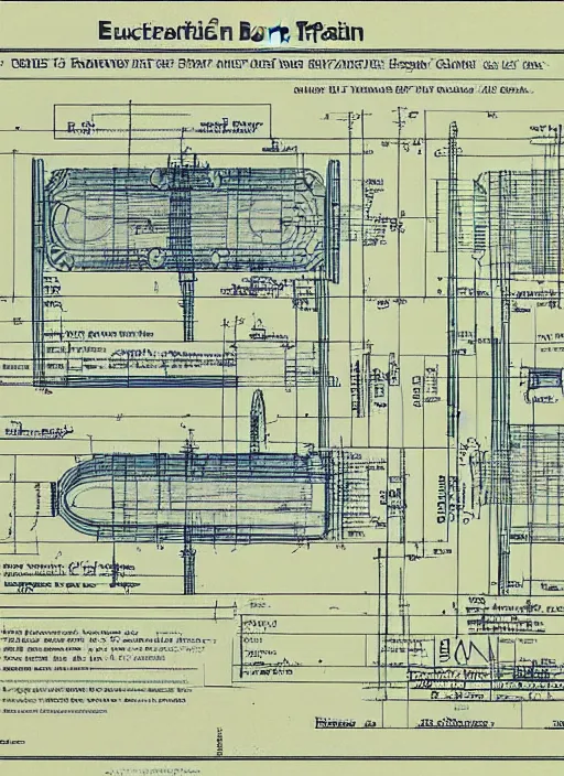 Image similar to blueprints for a time machine, extremely detailed, realistic information, legible text in english