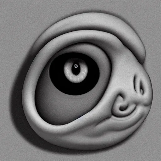 Prompt: a cute baby dinosaur with big eyes, 3d model, shaded, matte on canvas