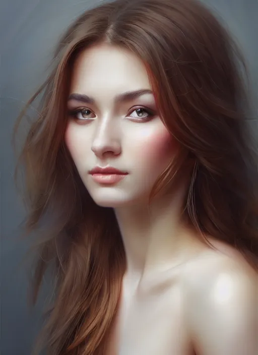 Image similar to photo of a gorgeous young woman in the style of stefan kostic, realistic, sharp focus, 8k high definition, insanely detailed, intricate, elegant, art by stanley lau and artgerm