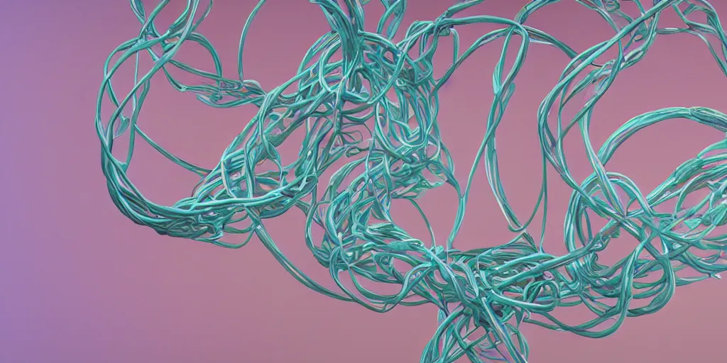 Prompt: soft greek sculpture of intertwined bodies entangled in cables painted by james jean in pastel colors. artwork by Tooth Wu and wlop and beeple and dan mumford and greg rutkowski and nekroxiii. halo. octane render, cinematic, hyper realism, octane render, 8k, depth of field, bokeh. iridescent accents. vibrant.