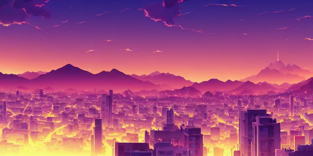 Prompt: Quetta skyline background, rich vivid colors, ambient lighting, dynamic lighting, 4k, HQ, official media, anime key visual, makoto shinkai, ilya kuvshinov, lois van baarle, rossdraws, detailed, trending on artstation