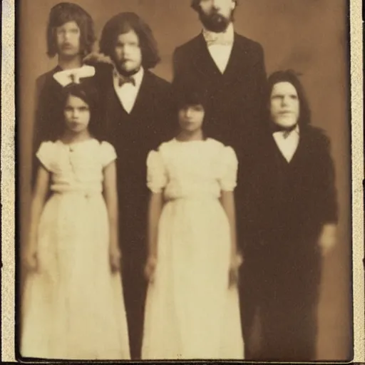 Image similar to tintype photo of the shining