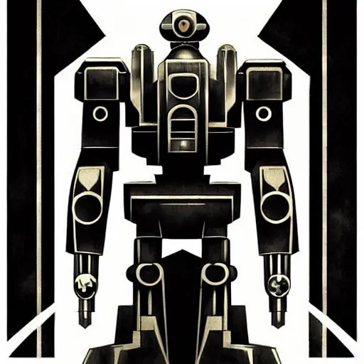 Image similar to perfectly detailed mecha in metropolis silent film!! 1 9 2 0 s art deco! digital painting, concept art, smooth, sharp focus, illustration, art by