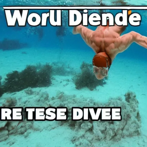 Image similar to world record dive