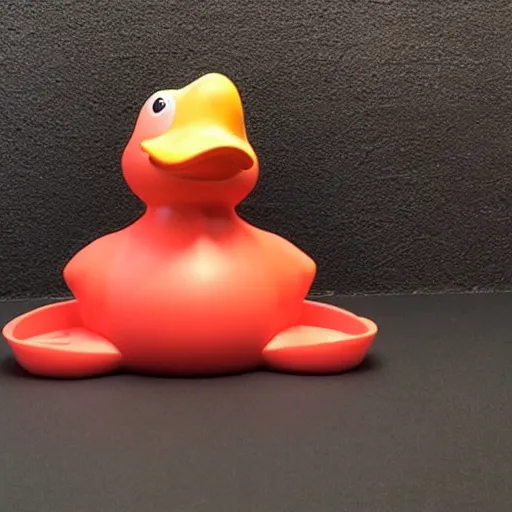 Image similar to kanye west as a rubber duck