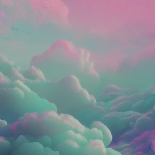 Image similar to this beautiful world is not entirely real, pastel colour palette, artistic, detailed, rough, beautiful digital artwork by artist Lurid (2022)