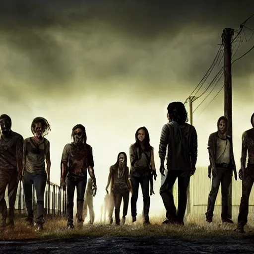 Image similar to The basis of CRM in The Walking Dead