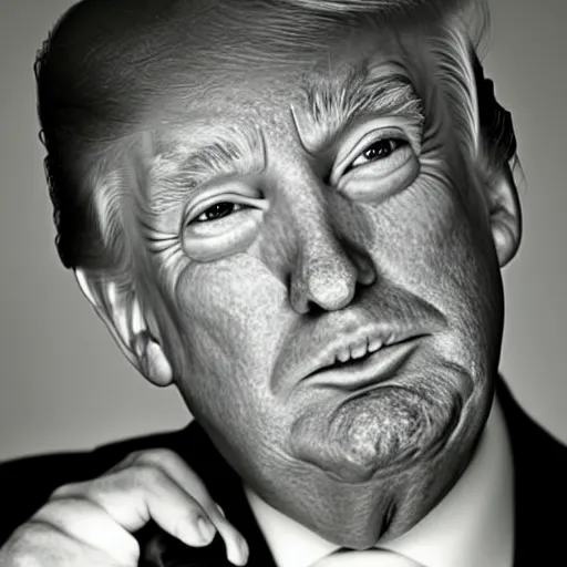 Image similar to Donald Trump, glamourous portrait, ultra high detail, studio lighting