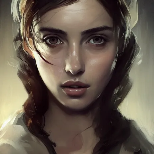 Image similar to portrait of beautiful happy young ana de armas wearing a beautiful silky white dress, half life 2, dishonored 2, painted by greg rutkowski, painted by stanley artgerm, painted by igor kieryluk, digital art, promotional art, trending on artstation