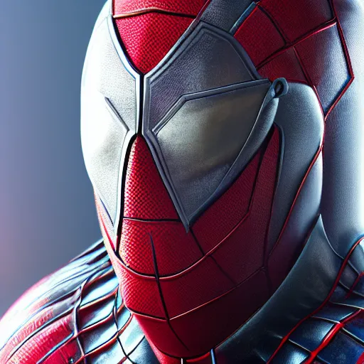 Image similar to full samurai armor spiderman , muscular, extremely detailed eyes, fantastic details full face, mouth, trending on artstation, pixiv, cgsociety, hyperdetailed Unreal Engine 4k 8k ultra HD, WLOP