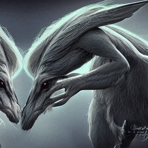 Prompt: a small mythical creature, close shot, stunning detail, highly detailed digital art