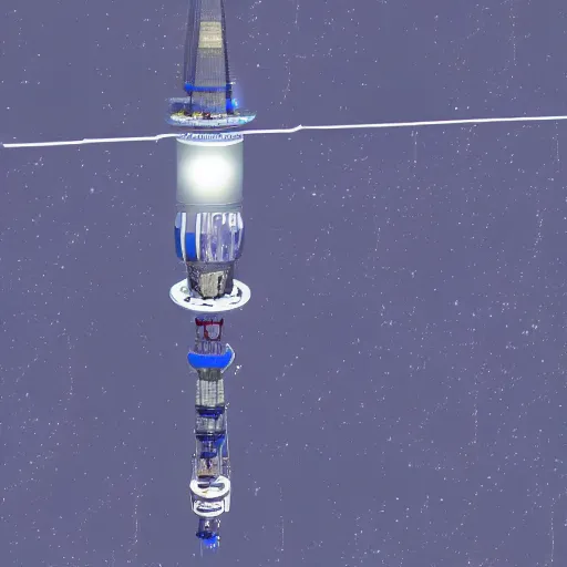 Image similar to space elevator