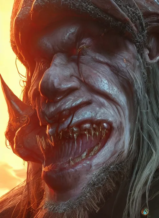 Image similar to wretched troll, ultra detailed fantasy, elden ring, realistic, dnd character portrait, full body, dnd, rpg, lotr game design fanart by concept art, behance hd, artstation, deviantart, global illumination radiating a glowing aura global illumination ray tracing hdr render in unreal engine 5