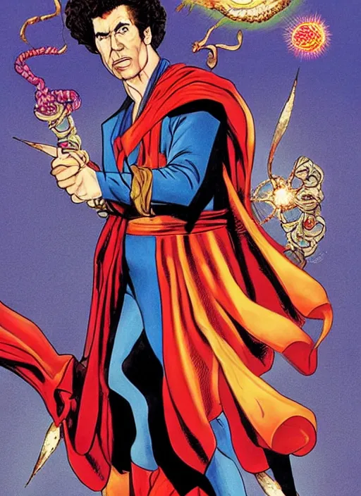 Image similar to Cosmo Kramer as Dr. Strange