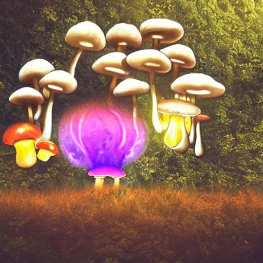 Prompt: airdrop of magic mushrooms 🍄