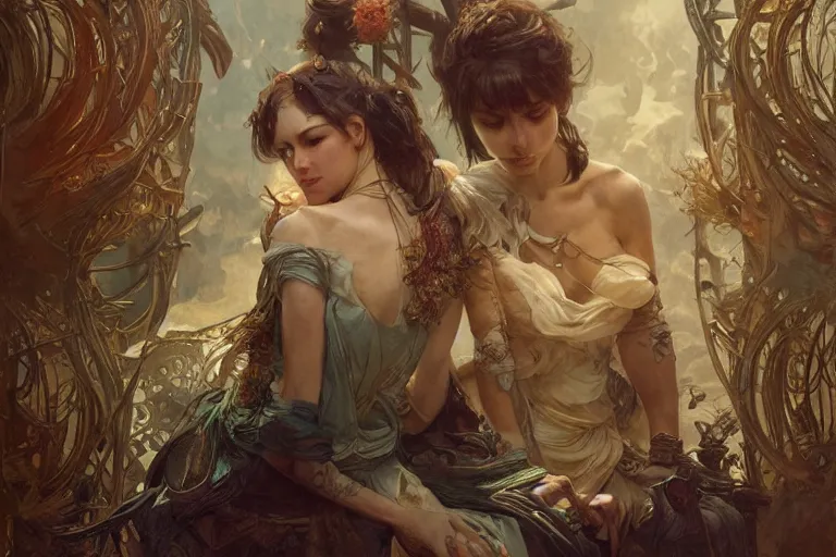 Prompt: painting of the end, ultra realistic, concept art, intricate details, eerie, highly detailed, photorealistic, octane render, 8 k, unreal engine. art by artgerm and greg rutkowski and alphonse mucha