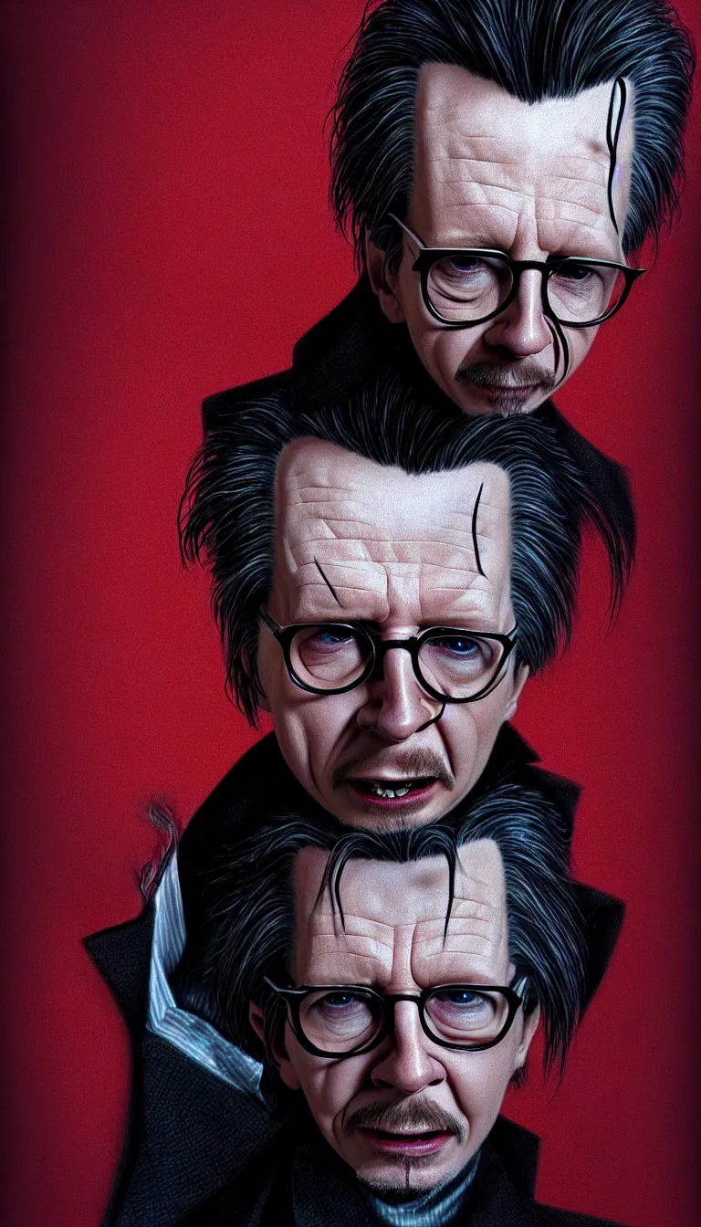 Prompt: a breathtaking 3 d pencil drawing of an incommensurable, malevolent gary oldman from the professional, at the height of withdrawal, bursting with rage, light bends to him, saturated colors, digital art, catalogue raisonne, autodesk maya, cinema 4 d, hyperrealism, ultra detailed, hyper luxurious, by jarid mayo