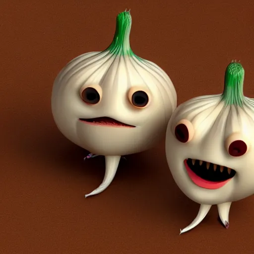 Prompt: an incredibly detailed 3D render of a talking onion with people for teeth