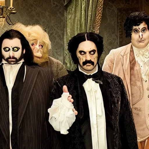 Prompt: what we do in the shadows