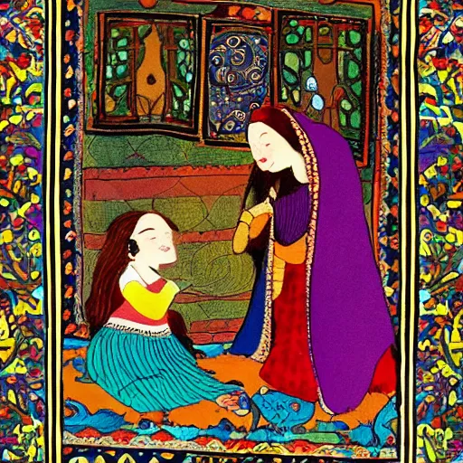 Image similar to persian folktale