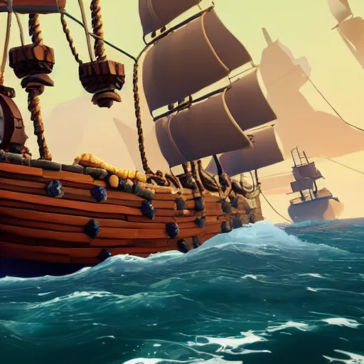 Image similar to hedgehog on a ship in sea of thieves