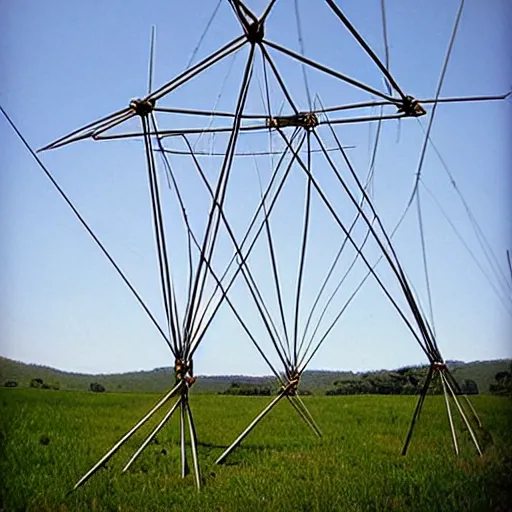 Image similar to tensegrity,