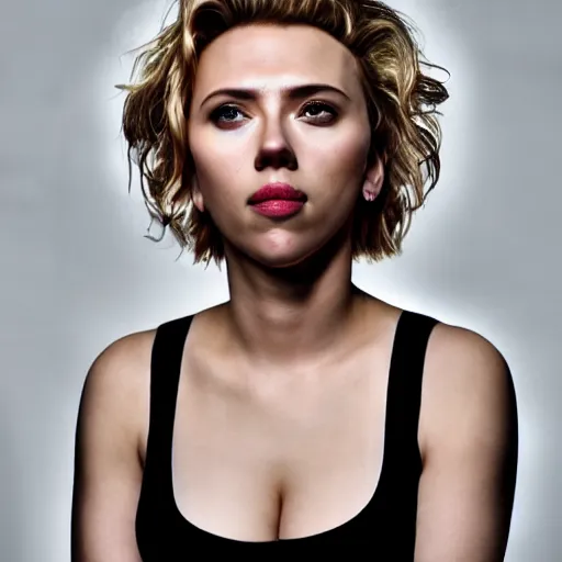 Image similar to photograph of scarlett johansson in a hypnosis session taken by gregsdiary oxana gromova, fess : : high resolution