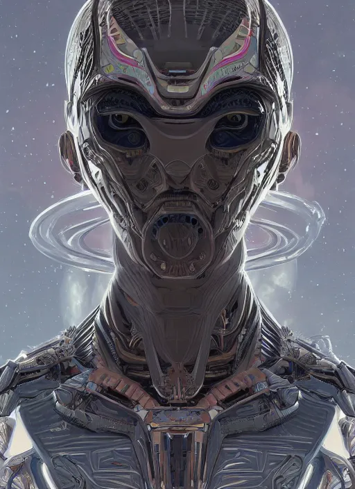 Prompt: symmetry!! portrait of alien made of parts of an astronaut in the style of horizon zero dawn, machine face, intricate, elegant, highly detailed, digital painting, artstation, concept art, smooth, sharp focus, illustration, art by artgerm and greg rutkowski and alphonse mucha, 8 k