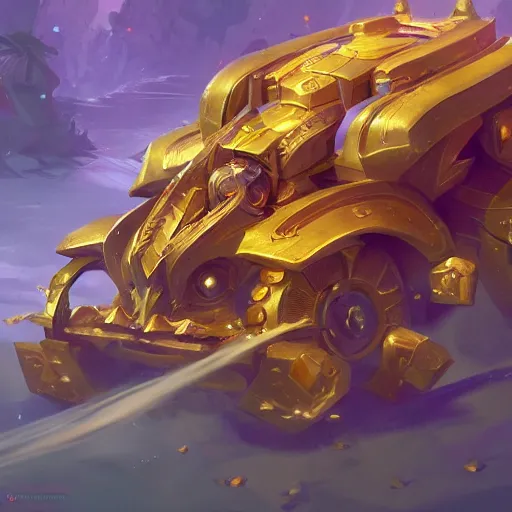 Image similar to a golden battle chariots, yellow magic theme, bright art masterpiece artstation. 8 k, sharp high quality artwork in style of jose daniel cabrera pena and greg rutkowski, concept art by tooth wu, blizzard warcraft artwork, hearthstone card game artwork, cart wheels