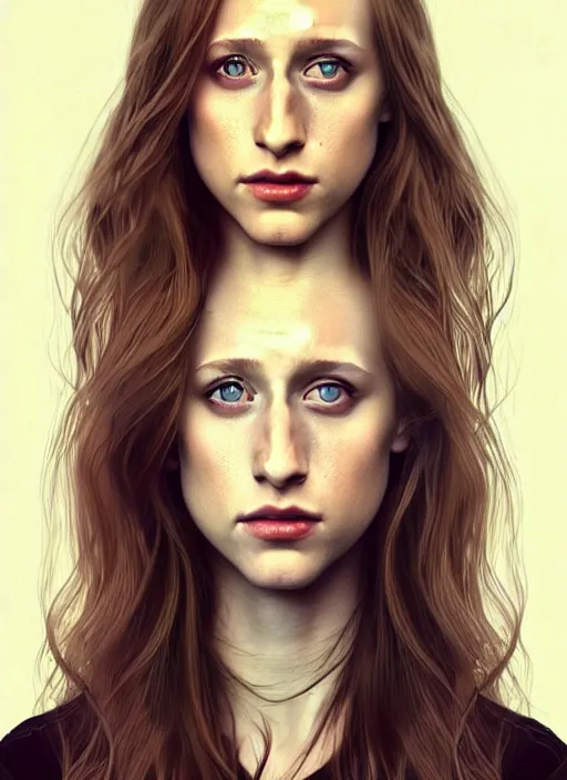 Image similar to full body gorgeous Taissa Farmiga, realistic character concept, full body pose, autumn, makeup, shorter neck, illustration, symmetrical eyes and body, cinematic lighting, detailed realistic symmetrical eyes, artgerm, Joshua Middleton, single face, insanely detailed and intricate, beautiful