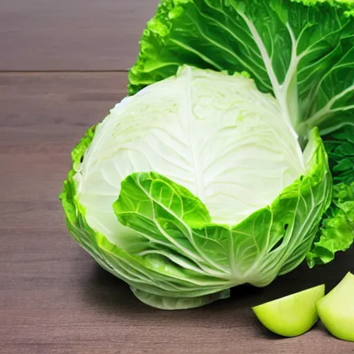 Image similar to hybrid of cabbage - duck cabbage made of cabbage