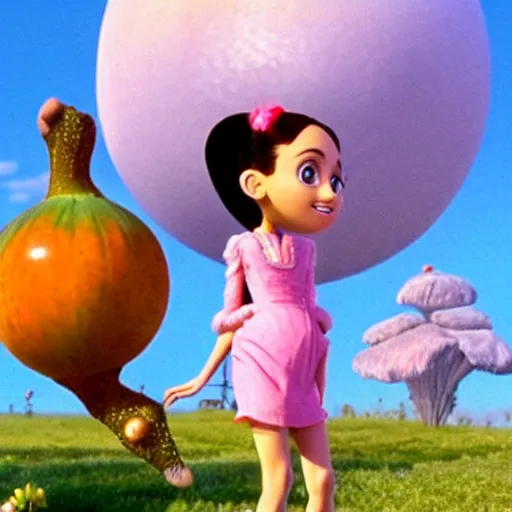 Image similar to a still of ariana grande in james and the giant peach ( 1 9 9 6 )