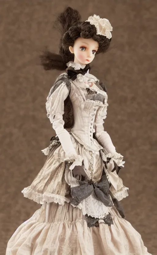 Image similar to dollfie in victorian dress